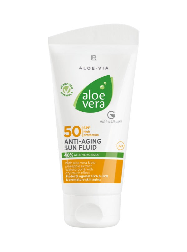 Fluide Solaire Anti-Âge SPF 50 – Protection jeunesse et éclat naturel