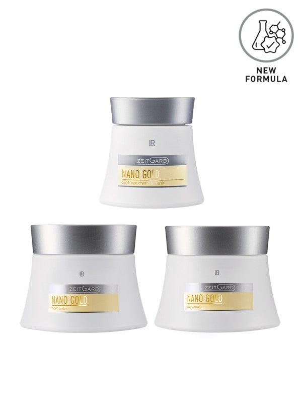 Coffret Nano Gold ZeitGard – Soin Anti-Âge Précieux à l’Or et à la Soie