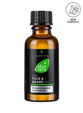 Huile 2-en-1 Visage & Barbe Aloe Vera – Hydratation & Soin Naturel