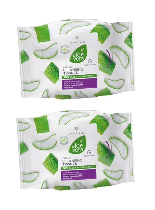Duo de Lingettes Nettoyantes Aloe Vera – Fraîcheur & Hydratation Instantanée