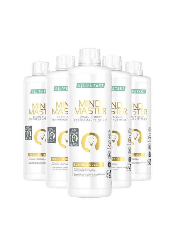 Mind Master Formula Gold - Pack Performance Cérébrale et Énergie (x6)