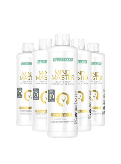 Mind Master Formula Gold - Pack Performance Cérébrale et Énergie (x6)