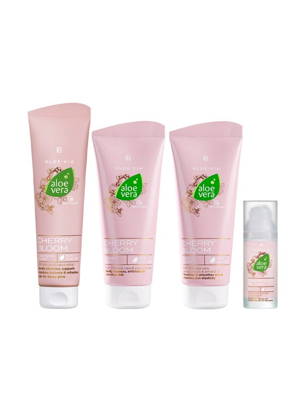 Set de soins Cherry Bloom Aloe Vera – Laissez-vous séduire par une expérience florale et luxueuse